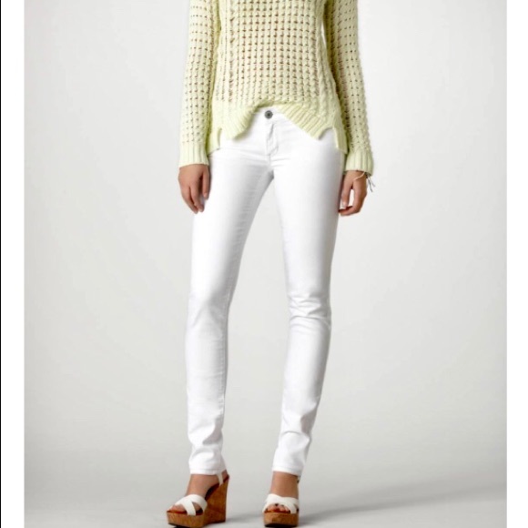 American Eagle stretch skinny white jeggings 2 reg